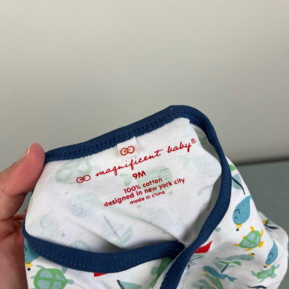 Magnificent Baby Nautical Bodysuit Romper 9 Months - Picture 5 of 7